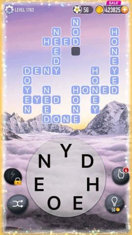 Word Crossy Level 1763 Answers Cheats and Solutions.
